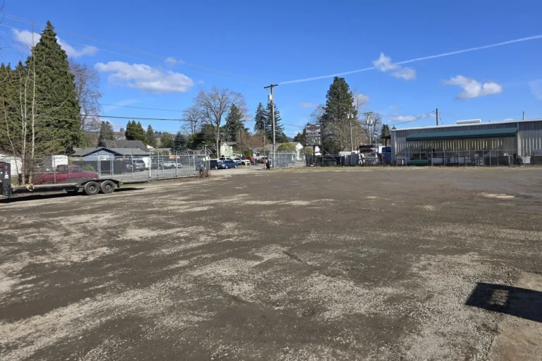 leveled area photo after